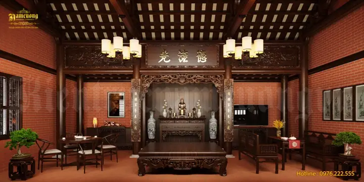Một Số Cách Bài Trí Nhà Thờ Họ Vừa Đẹp Mắt Vừa Đúng Theo Quy Chuẩn, Hợp Với Thuần Phong Mỹ Tục Người Việt