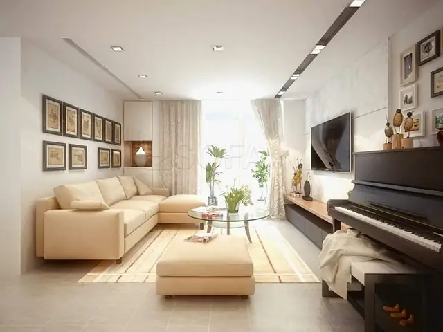 Máº«u Trang Trã­ Ná»i Tháº¥t Phã²ng Khã¡ch Nhã Vuã´ng Cho Cän Há» Chung Cæ° Äáº¹p