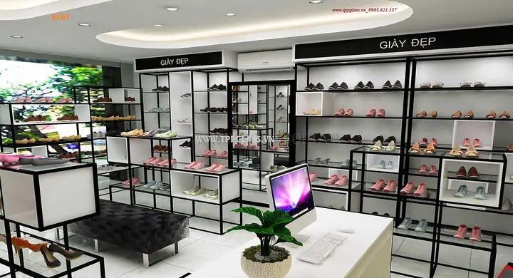 1. Các Mẫu Kệ Để Giày Dép, Trưng Bày Giày Dép Bằng Gỗ Giá Tại Xưởng