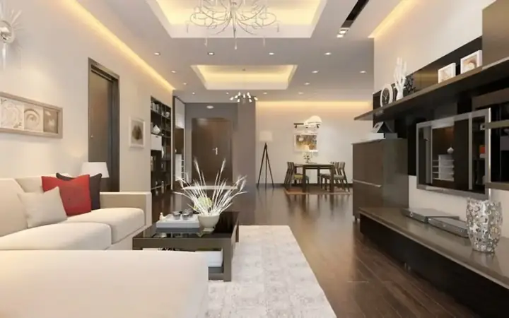 2.5. Mẫu Thiết Kế Chung Cư 58m2 Phong Cách Đương Đại