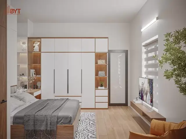 4.3. Thiết Kế Nội Thất Phòng Ngủ Chung Cư 58m2