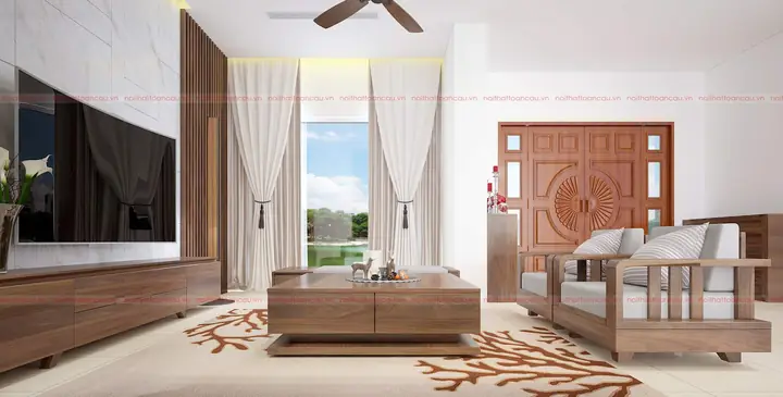 Thiết Kế Nội Thất Căn Hộ Chung Cư Bằng Gỗ Tự Nhiên Có Nhiều Kiểu Dáng Đa Dạng
