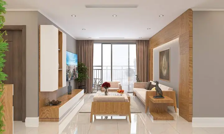 Thiết Kế Nội Thất Căn Hộ Chung Cư Bằng Gỗ Tự Nhiên Có Nhiều Kiểu Dáng Đa Dạng