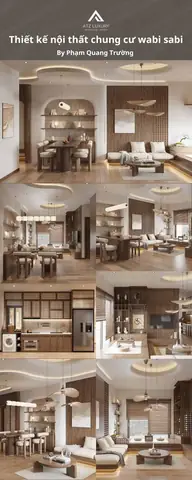 Mẫu Thiết Kế Căn Hộ Chung Cư Theo Phong Cách Wabi-sabi