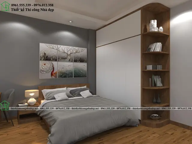 Không Gian Phòng Ngủ Trong Nội Thất Chung Cư Gelexia