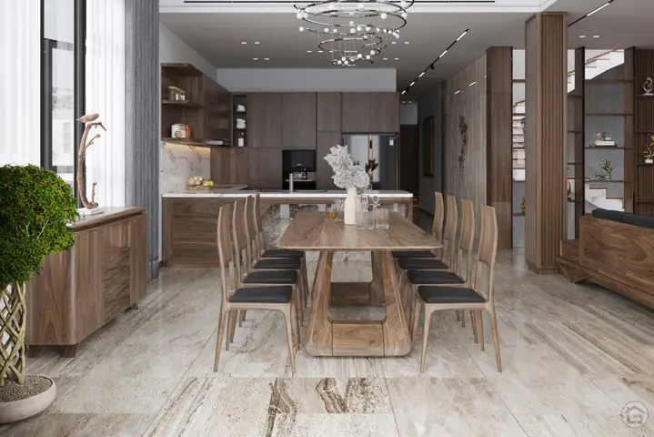 Nội Thất Cơ Bản Chung Cư Trong Phòng Bếp
