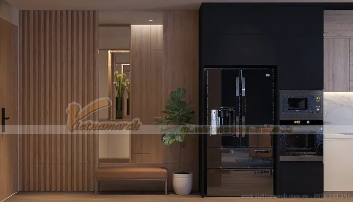 2. Phương Án Thiết Kế Nội Thất Của Căn Hộ 2512a Tầng 25 Tháp 35 Tầng Chung Cư Imperia Garden 96m2