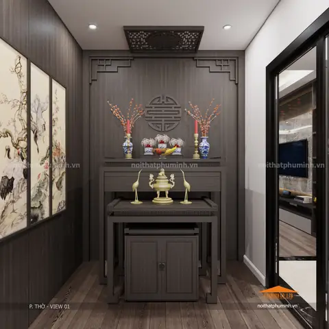 Nội Thất Phòng Thay Đồ Của Gia Chủ