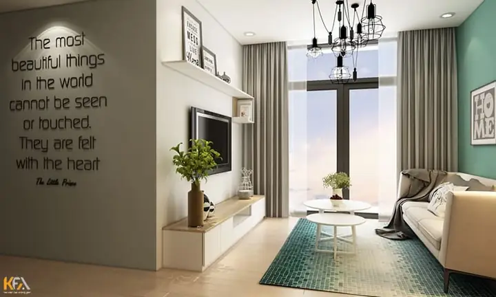Mẫu Thiết Kế Nội Thất Căn Hộ Chung Cư 40m2