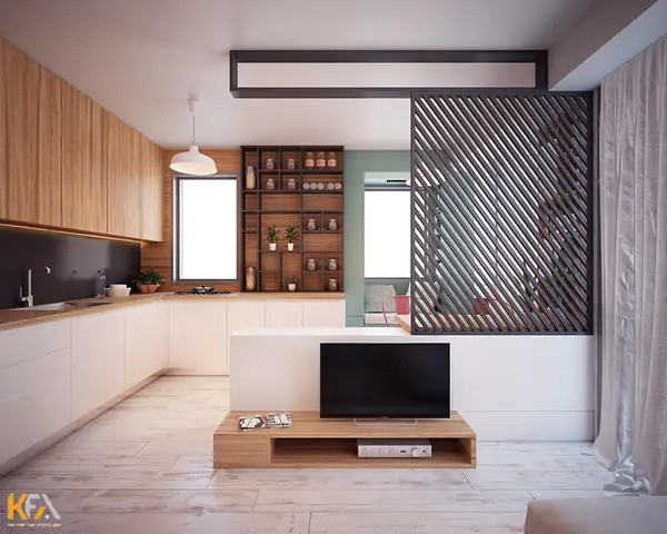 Mẫu Thiết Kế Nội Thất Căn Hộ Chung Cư 40m2