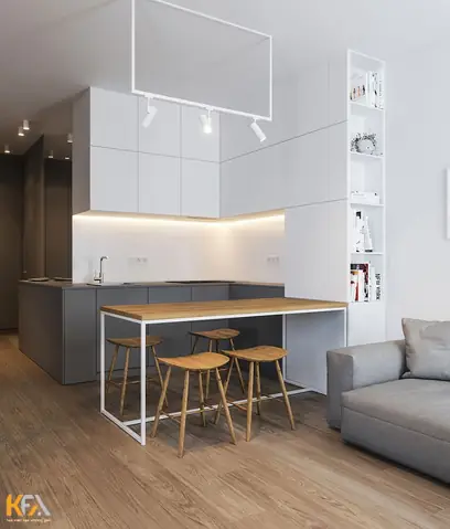 Mẫu Thiết Kế Nội Thất Căn Hộ Chung Cư 35m2
