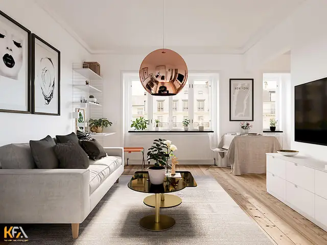 Mẫu Thiết Kế Nội Thất Căn Hộ Chung Cư 30m2