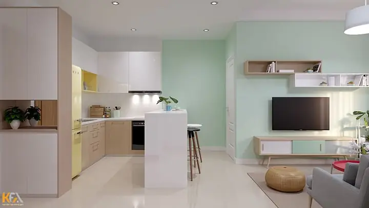 Mẫu Thiết Kế Nội Thất Căn Hộ Chung Cư 30m2