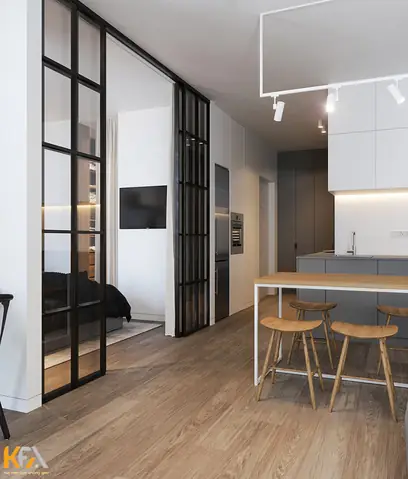 Mẫu Thiết Kế Nội Thất Căn Hộ Chung Cư 35m2
