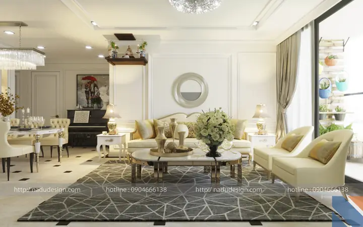 Nội Thất Chung Cư Phong Cách Cổ Điển, Tân Cổ Điển Châu Âu