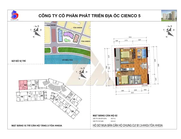 Mặt Bằng Chung Cư Thanh Hà B1.3 Hh03 Tầng 2 – Sống Tiện Nghi, Hiện Đại Và Đẳng Cấp