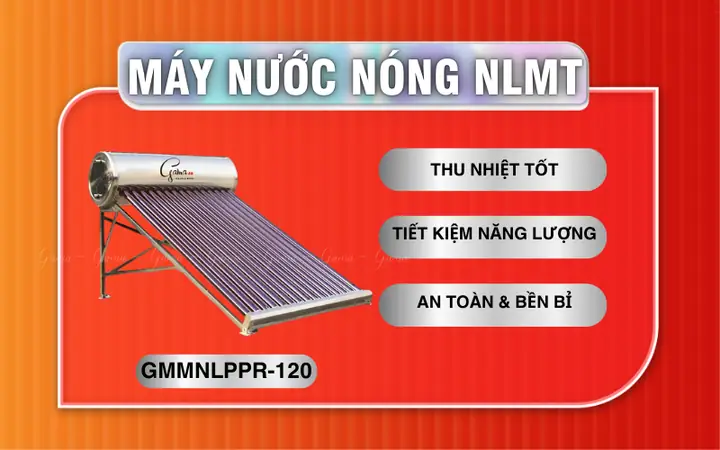 Máy Nước Nóng Năng Lượng Mặt Trời Cao Cấp Lõi Pprống Thuỷ Tinh Chất Không Gmmnlppr-120