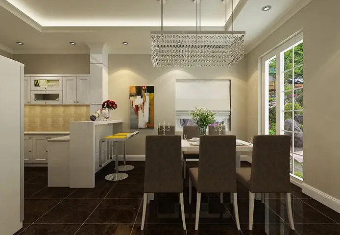 Nội Thất Căn Hộ Cổ Điển Kết Hợp Hiện Đại