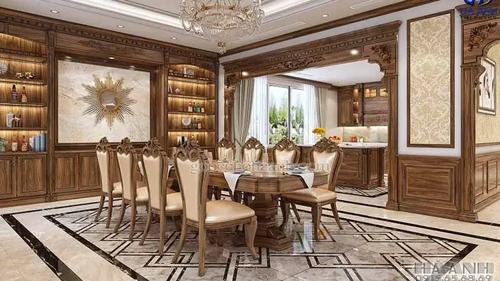 Bàn Ghế Ăn Tân Cổ Điển Hbc 805 Lôi Cuốn, Thoải Mái