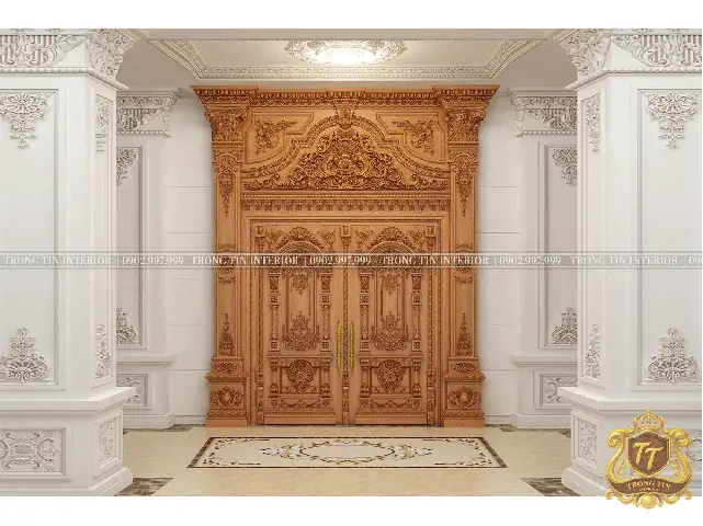 Cửa Mặt Tiền Cổ Điển Mẫu 2
