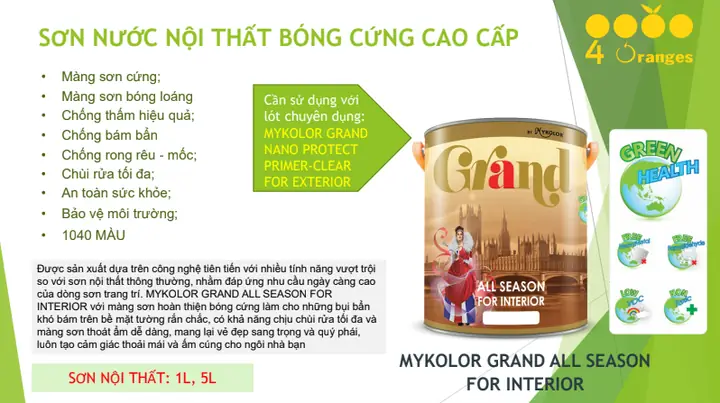 Mã Ng Sæ¡n Hoã N Thiá»n Bã³ng Cá»©ng Lã M Cho Nhá»¯ng Bá»¥i Báº©n Khã³ Bã¡m Trãªn Bá» Máº·t Tæ°á»ng Ráº¯n Cháº¯c, Vã Nhá»¯ng Bá»¥i Báº©n Nã Y Dá» Bá» Kã©o Trã´i Bá»i Nhá»¯ng Cæ¡n Mæ°a Hæ¡n Nhá»¯ng Loáº¡i Sæ¡n Næ°á»c Thã´ng Thæ°á»ng.
