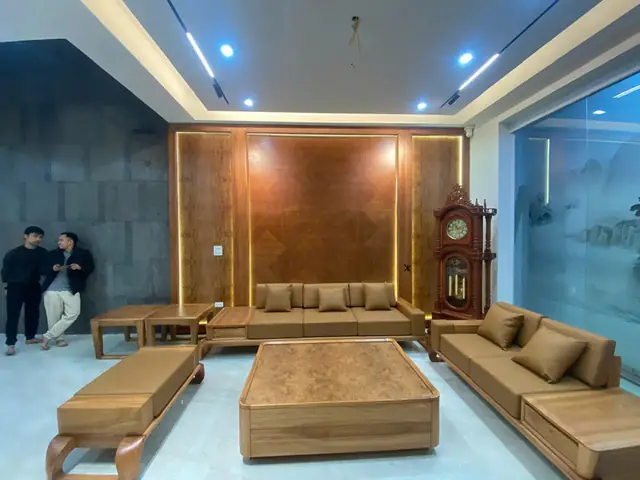 Bã N Gháº¿ Gá» Sofa