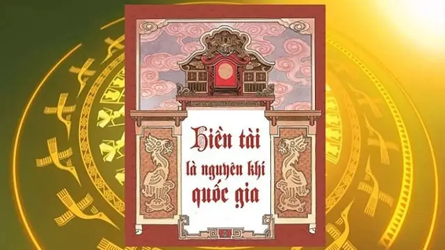 "hiền Tài Là Nguyên Khí Quốc Gia"