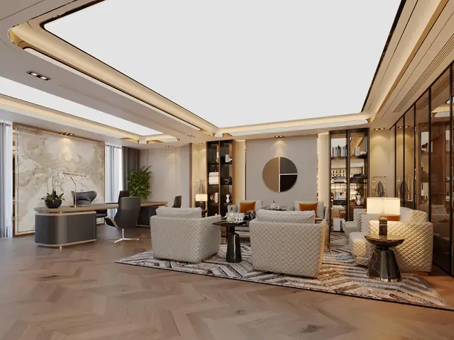 2. Thiết Kế Phòng Giám Đốc Classic
