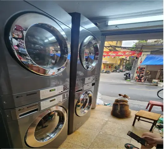 Nội Thất Cửa Hàng Giặt Sấy Nội Thất Cửa Hàng Giặt Sấy