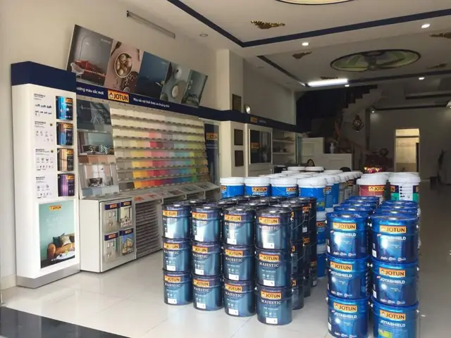 Mẫu Cửa Hàng Sơn Diện Tích Nhỏ