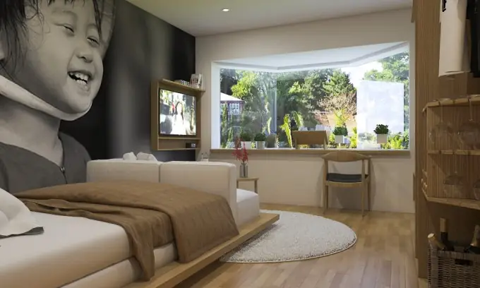 Khu căn hộ studio có cửa kính giao hòa với thiên nhiên (diện tích 20m2) Khu căn hộ studio có cửa kính giao hòa với thiên nhiên (diện tích 20m2)