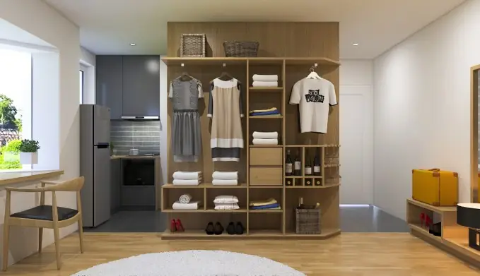 Khu căn hộ studio có cửa kính giao hòa với thiên nhiên (diện tích 20m2) Khu căn hộ studio có cửa kính giao hòa với thiên nhiên (diện tích 20m2)