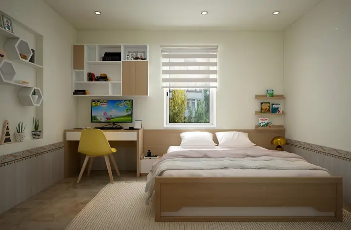 5. Thiết kế phòng ngủ nhỏ 6m2