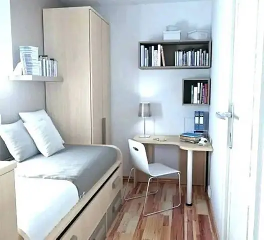 Thiết kế phòng ngủ hẹp 2m2 tận dụng tối đa không gian bên trong