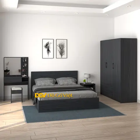 Combo Nội Thất Phòng Ngủ Gỗ Công Nghiệp Bền Đẹp Giá Tốt