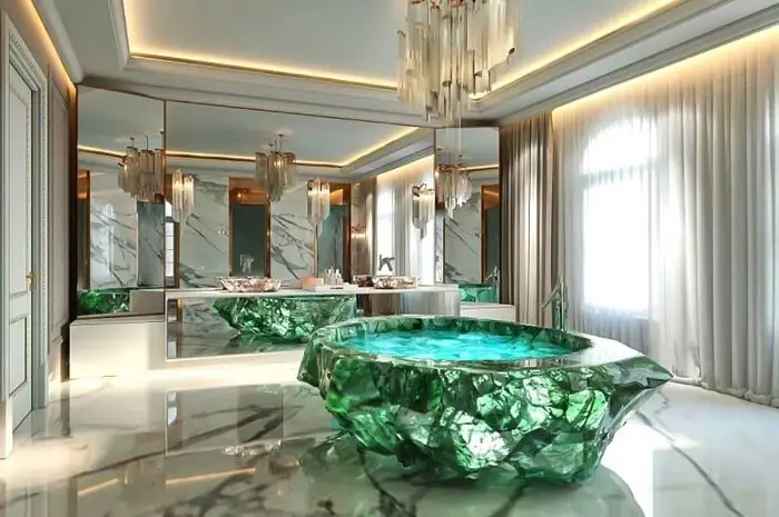 Phòng tắm, phòng vệ sinh phong cách hoàng gia quý tộc Phòng tắm, phòng vệ sinh phong cách hoàng gia quý tộc