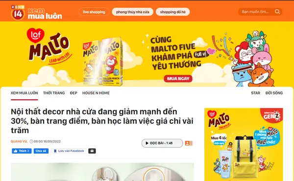 Báo Chí Nói Gì Về Nội Thất Iga Trong Thời Gian Qua? Báo Chí Nói Gì Về Nội Thất Iga Trong Thời Gian Qua?