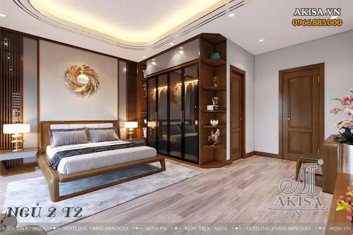 II. Những hình ảnh phối cảnh 3D củathiết kế nọi thất nhà phố hiện đại 3 tầng 80m2 NT31537: II. Những hình ảnh phối cảnh 3D củathiết kế nọi thất nhà phố hiện đại 3 tầng 80m2 NT31537: