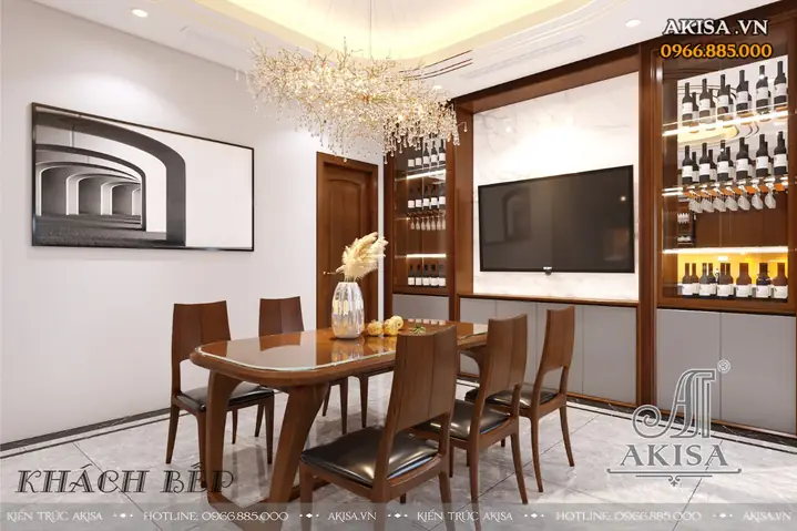 II. Những hình ảnh phối cảnh 3D củathiết kế nọi thất nhà phố hiện đại 3 tầng 80m2 NT31537: II. Những hình ảnh phối cảnh 3D củathiết kế nọi thất nhà phố hiện đại 3 tầng 80m2 NT31537: