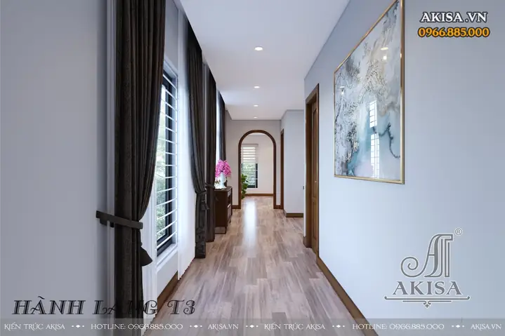 II. Những hình ảnh phối cảnh 3D củathiết kế nọi thất nhà phố hiện đại 3 tầng 80m2 NT31537: II. Những hình ảnh phối cảnh 3D củathiết kế nọi thất nhà phố hiện đại 3 tầng 80m2 NT31537: