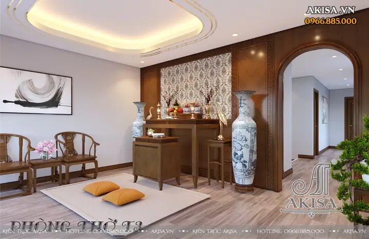 II. Những hình ảnh phối cảnh 3D củathiết kế nọi thất nhà phố hiện đại 3 tầng 80m2 NT31537: II. Những hình ảnh phối cảnh 3D củathiết kế nọi thất nhà phố hiện đại 3 tầng 80m2 NT31537: