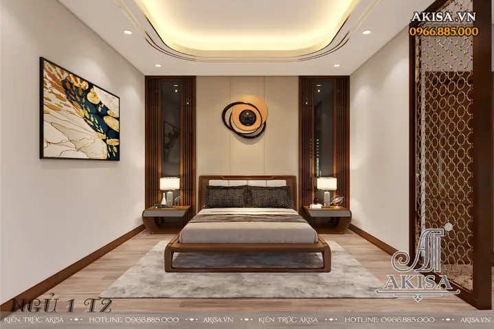 II. Những hình ảnh phối cảnh 3D củathiết kế nọi thất nhà phố hiện đại 3 tầng 80m2 NT31537: II. Những hình ảnh phối cảnh 3D củathiết kế nọi thất nhà phố hiện đại 3 tầng 80m2 NT31537: