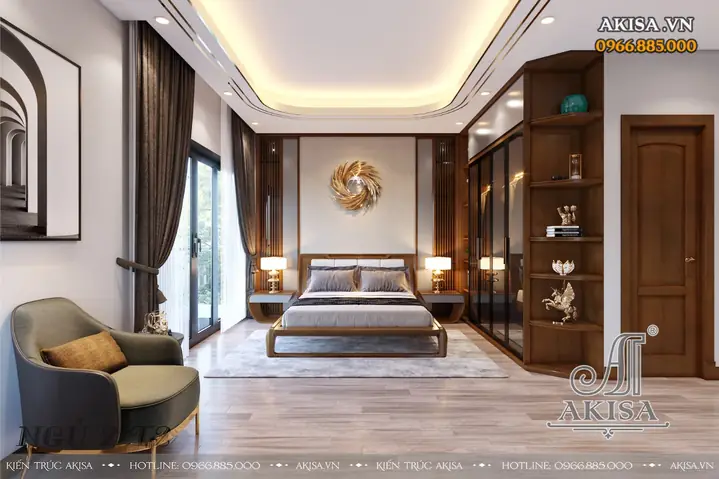II. Những hình ảnh phối cảnh 3D củathiết kế nọi thất nhà phố hiện đại 3 tầng 80m2 NT31537: II. Những hình ảnh phối cảnh 3D củathiết kế nọi thất nhà phố hiện đại 3 tầng 80m2 NT31537:
