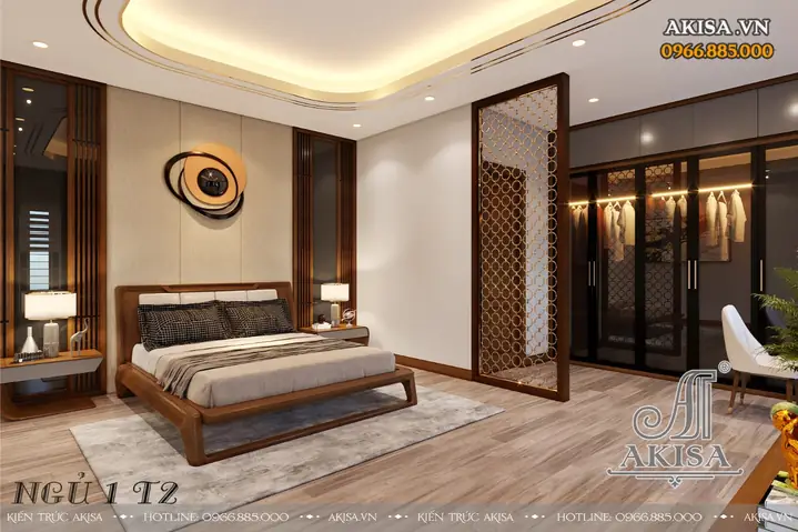 II. Những hình ảnh phối cảnh 3D củathiết kế nọi thất nhà phố hiện đại 3 tầng 80m2 NT31537: II. Những hình ảnh phối cảnh 3D củathiết kế nọi thất nhà phố hiện đại 3 tầng 80m2 NT31537: