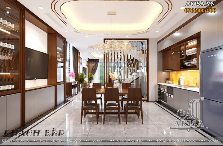 II. Những hình ảnh phối cảnh 3D củathiết kế nọi thất nhà phố hiện đại 3 tầng 80m2 NT31537: II. Những hình ảnh phối cảnh 3D củathiết kế nọi thất nhà phố hiện đại 3 tầng 80m2 NT31537: