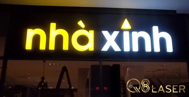 Biển Hiệu Nội Thất Chữ Nổi Gắn Đèn Led