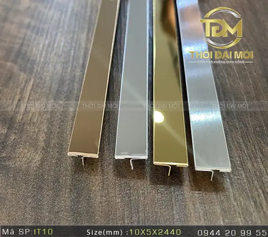 Phân Loại Nẹp Inox Chữ T
