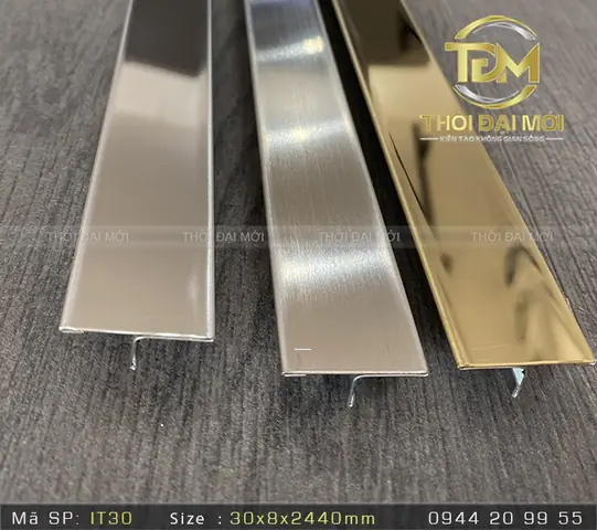 Phân Loại Nẹp Inox Chữ T