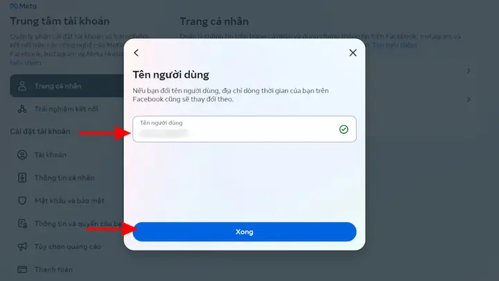4. Cách đổi link Facebook dễ dàng trên máy tính