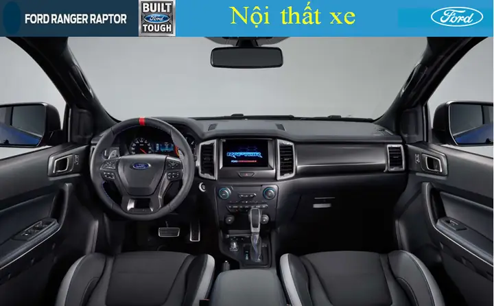Nội Thất Tiện Nghi Trong Ford Ranger Raptor 2019